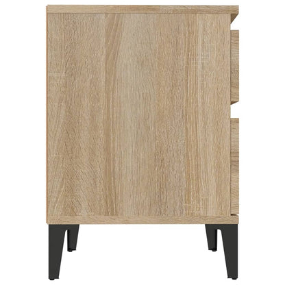 Nachtkastjes 2 St 40X35X50 Cm Sonoma Eikenkleurig
