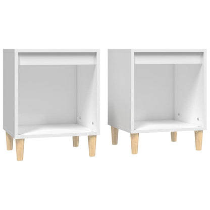 Nachtkastjes 2 St 40X35X50 Cm Wit