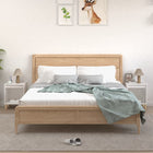 Nachtkastjes 2 st 40x35x50 cm wit bewerkt hout