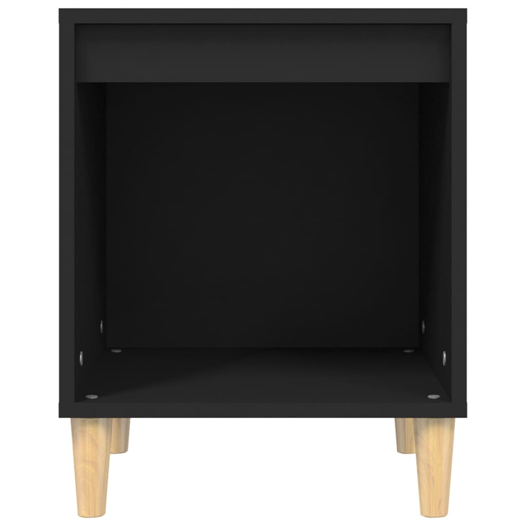Nachtkastjes 2 St 40X35X50 Cm Zwart