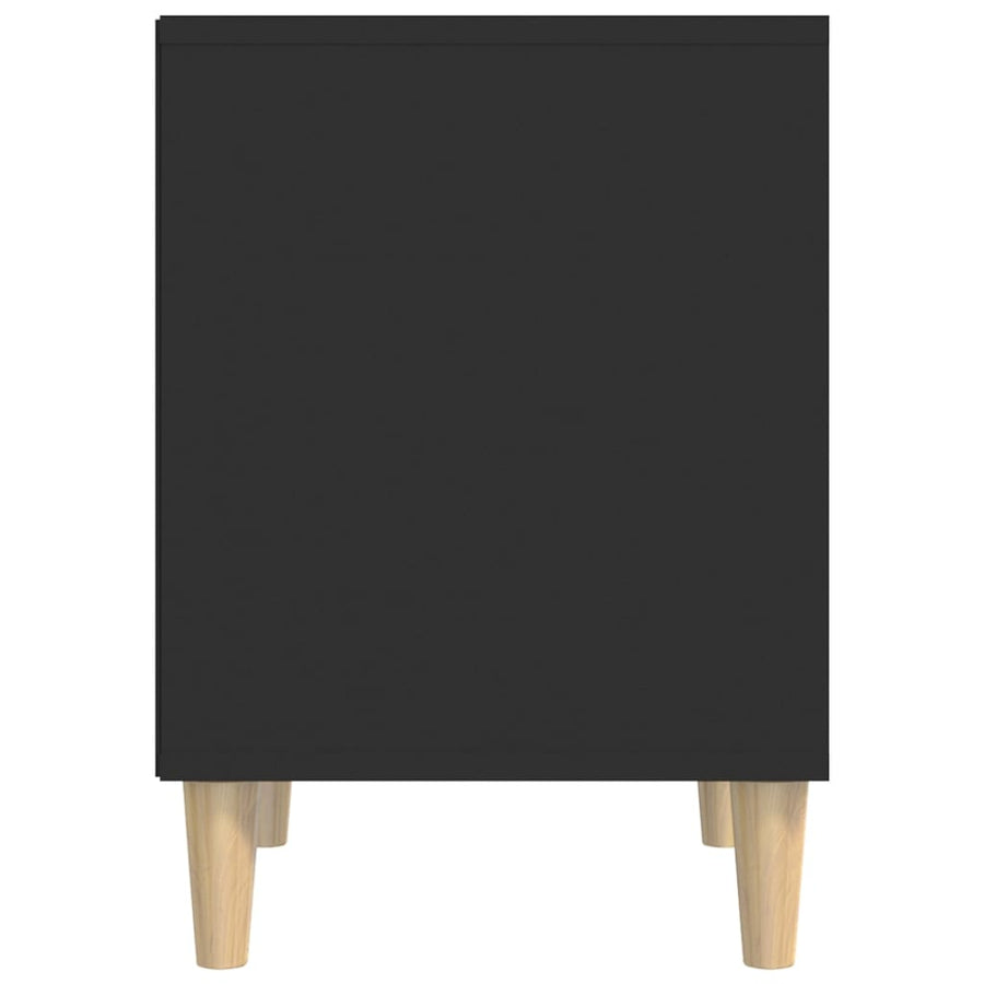 Nachtkastjes 2 St 40X35X50 Cm Zwart
