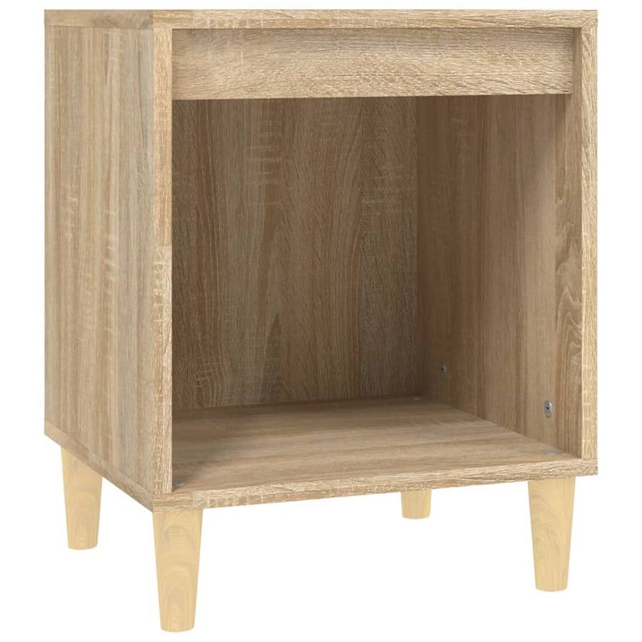 Nachtkastjes 2 St 40X35X50 Cm Sonoma Eikenkleurig