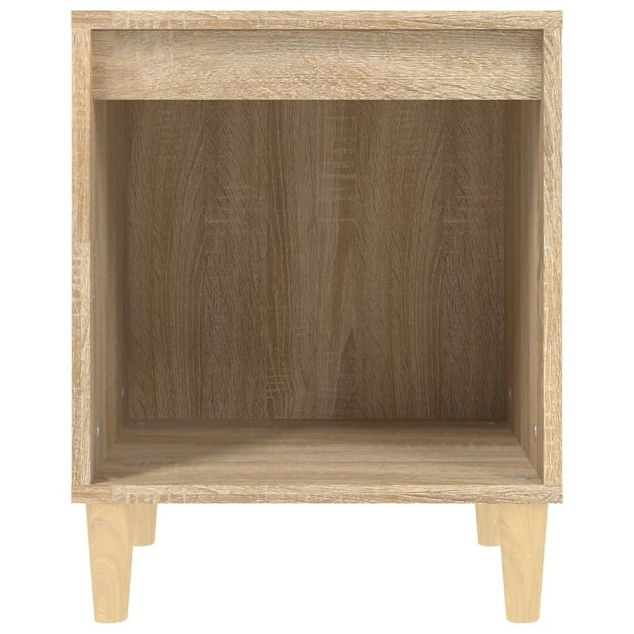 Nachtkastjes 2 St 40X35X50 Cm Sonoma Eikenkleurig