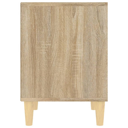 Nachtkastjes 2 St 40X35X50 Cm Sonoma Eikenkleurig