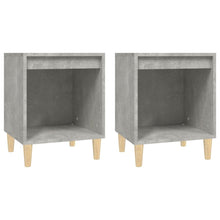 Nachtkastjes 2 St 40X35X50 Cm Betongrijs