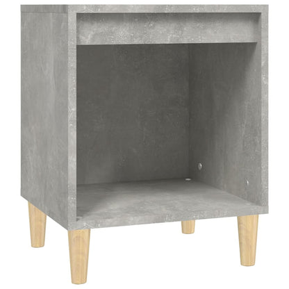 Nachtkastjes 2 St 40X35X50 Cm Betongrijs