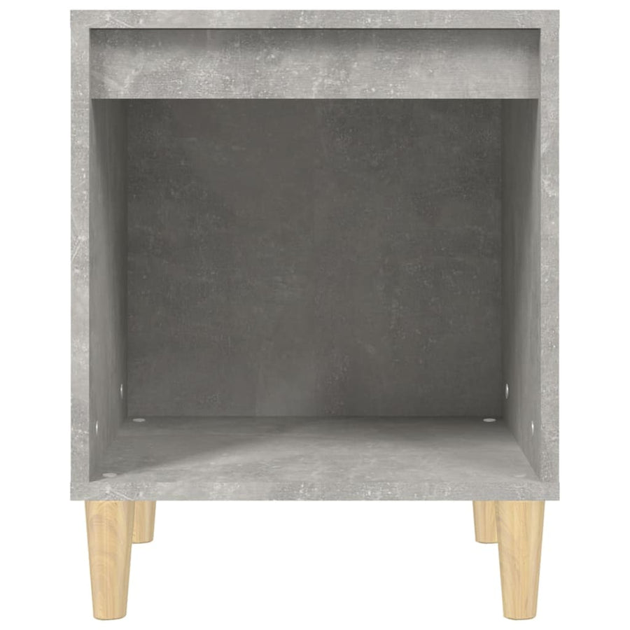 Nachtkastjes 2 St 40X35X50 Cm Betongrijs