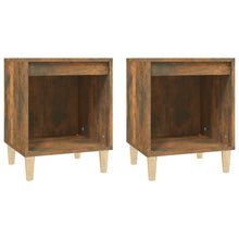 Nachtkastjes 2 St 40X35X50 Cm Gerookt Eikenkleurig