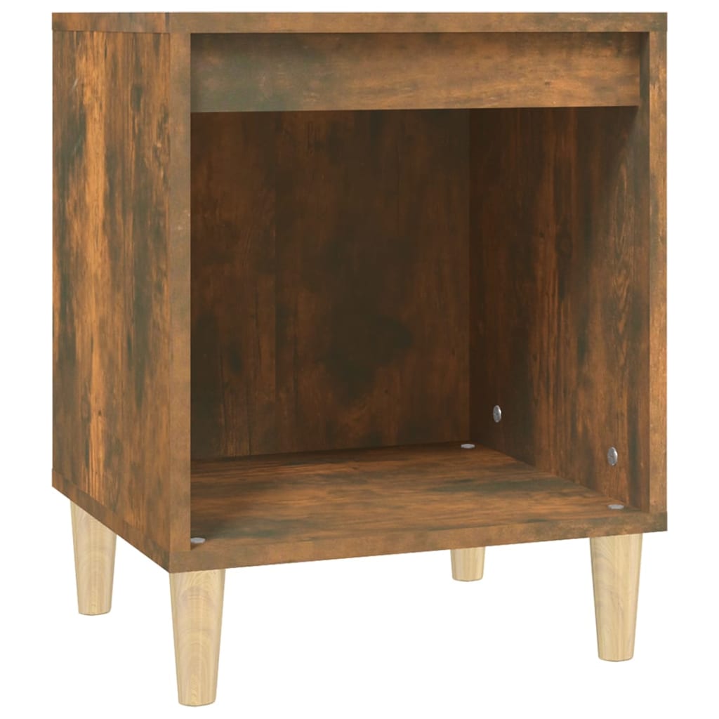 Nachtkastjes 2 St 40X35X50 Cm Gerookt Eikenkleurig