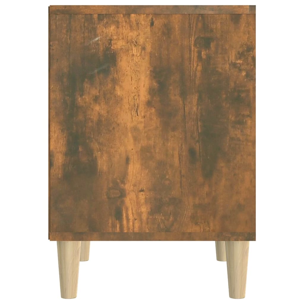 Nachtkastjes 2 St 40X35X50 Cm Gerookt Eikenkleurig