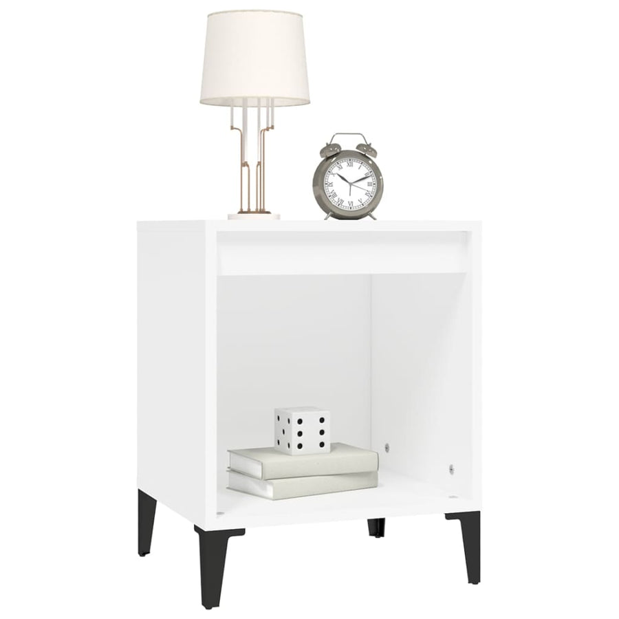 Nachtkastjes 2 St 40X35X50 Cm Wit