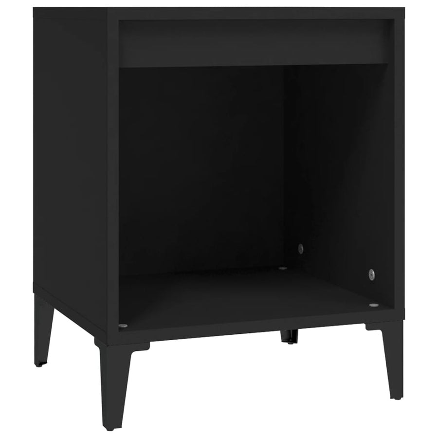 Nachtkastjes 2 St 40X35X50 Cm Zwart