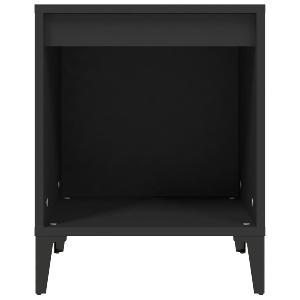 Nachtkastjes 2 St 40X35X50 Cm Zwart