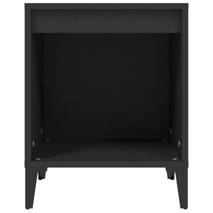 Nachtkastjes 2 St 40X35X50 Cm Zwart