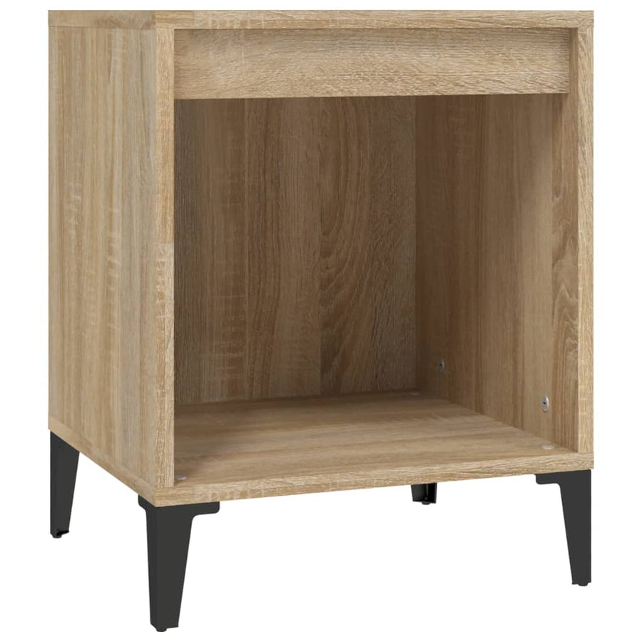 Nachtkastje 40X35X50 Cm Sonoma Eikenkleurig