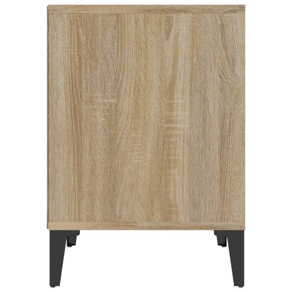 Nachtkastje 40X35X50 Cm Sonoma Eikenkleurig