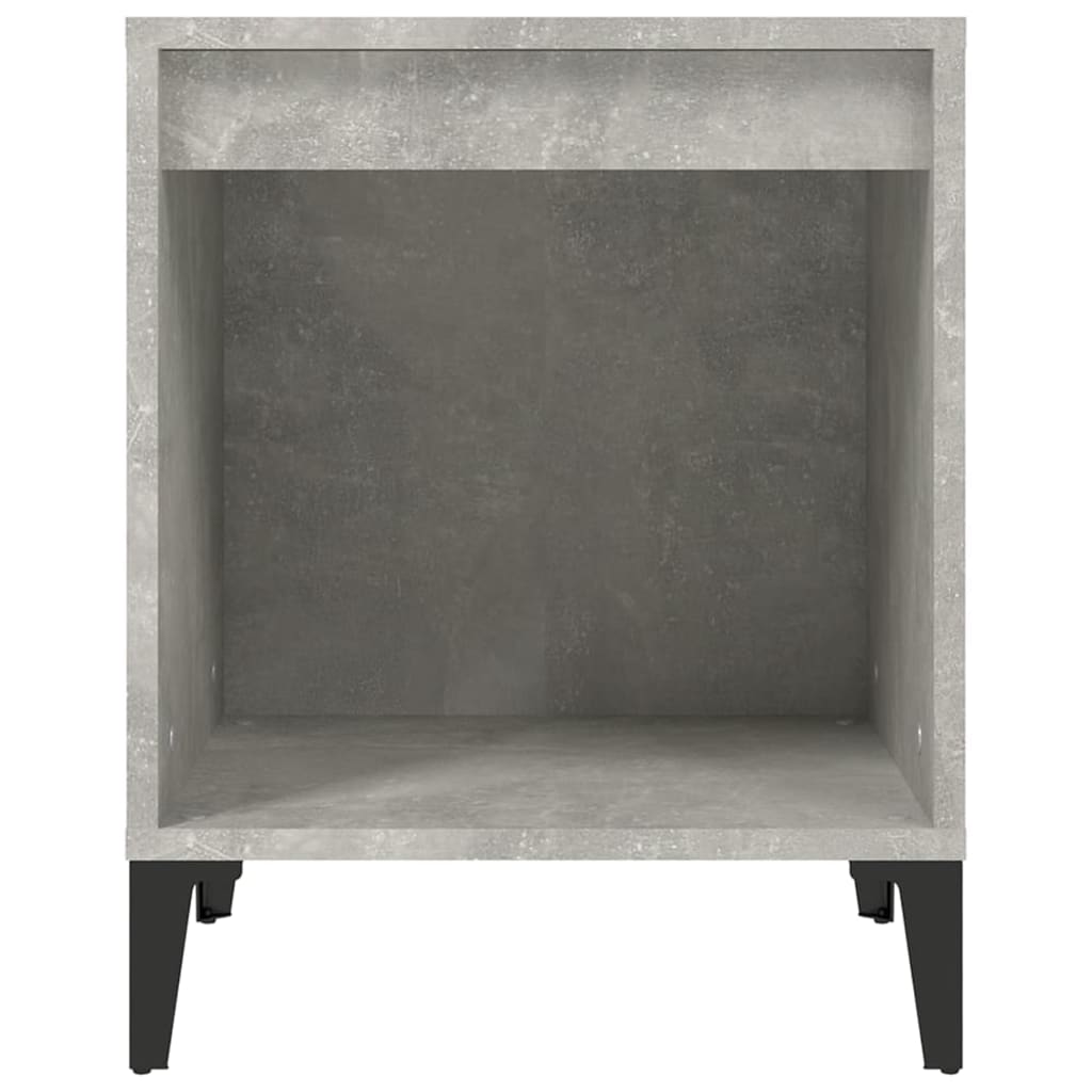 Nachtkastjes 2 St 40X35X50 Cm Betongrijs