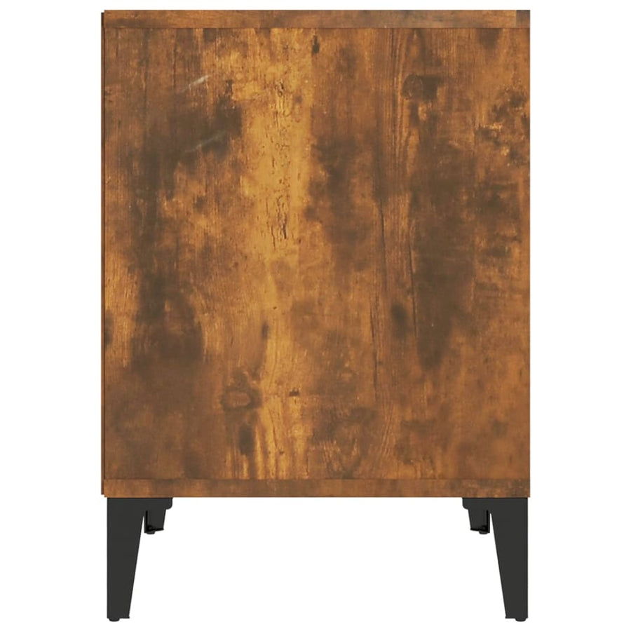 Nachtkastje 40X35X50 Cm Gerookt Eikenkleurig