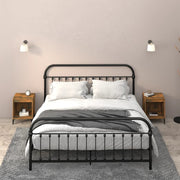Nachtkastjes 2 st 40x35x50 cm gerookt eiken