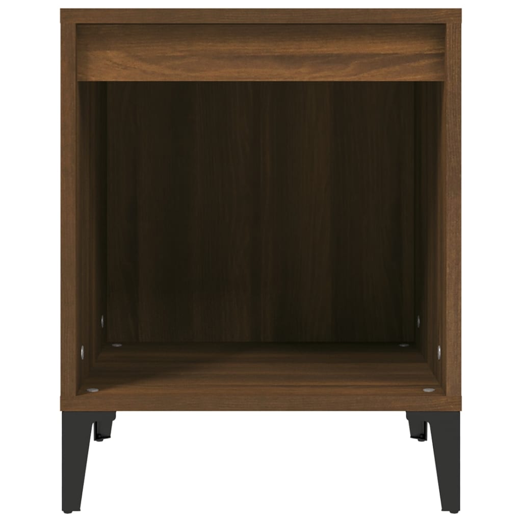 Nachtkastjes 2 st 40x35x50 cm bruin eikenkleur