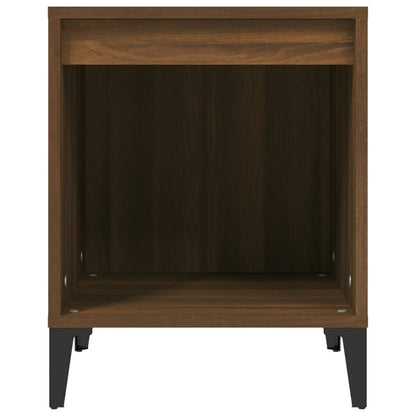 Nachtkastjes 2 st 40x35x50 cm bruin eikenkleur