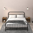 Nachtkastjes 2 st 40x35x50 cm bruin eiken