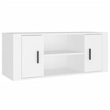 Tv-Meubel 00X35X40 Cm Bewerkt Hout 1 Wit