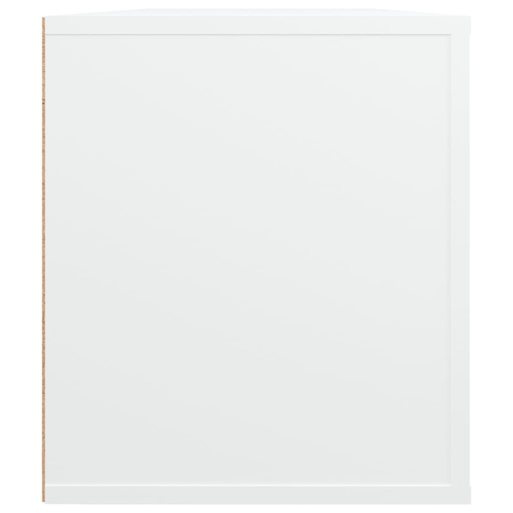 Tv-Meubel 00X35X40 Cm Bewerkt Hout 1 Wit