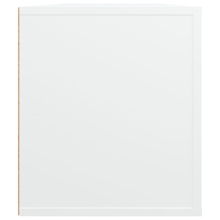 Tv-Meubel 00X35X40 Cm Bewerkt Hout 1 Wit