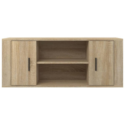 Tv-Meubel 00X35X40 Cm Bewerkt Hout Kleurig Sonoma eiken