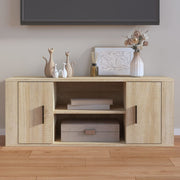 Tv-meubel 100x35x40 cm bewerkt hout sonoma eiken