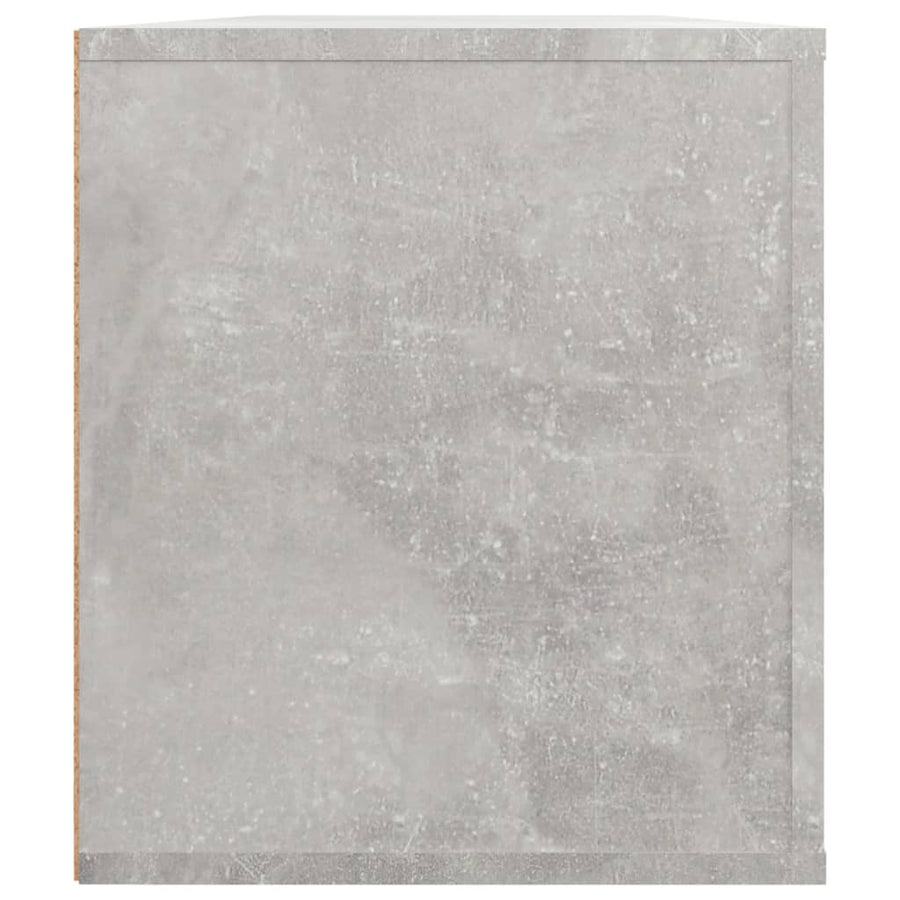 Tv-Meubel 00X35X40 Cm Bewerkt Hout Betongrijs