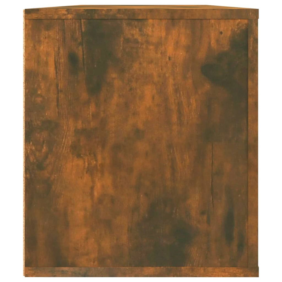 Tv-Meubel 00X35X40 Cm Bewerkt Hout Kleurig Gerookt eiken