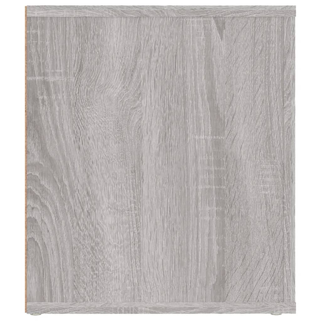 Tv-Meubel 00X35X40 Cm Bewerkt Hout Eikenkleurig Grijs sonoma