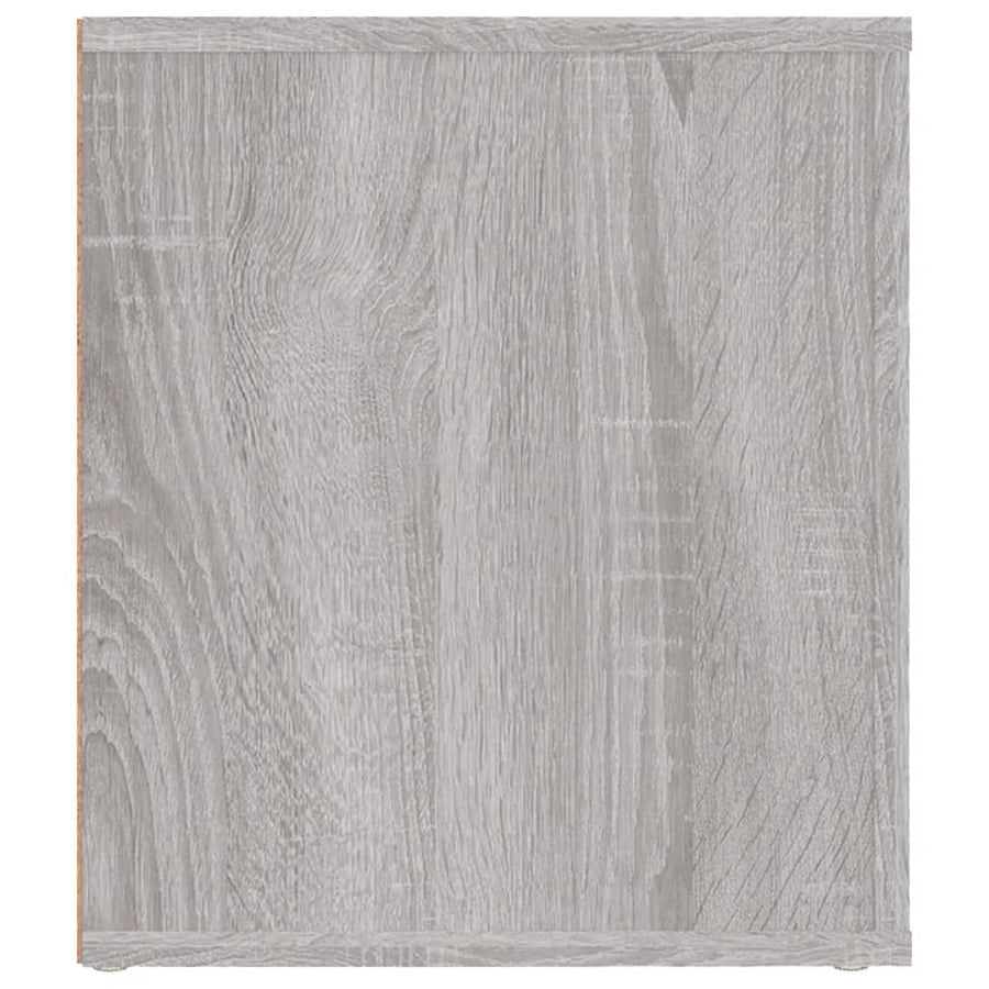 Tv-Meubel 00X35X40 Cm Bewerkt Hout Eikenkleurig Grijs sonoma