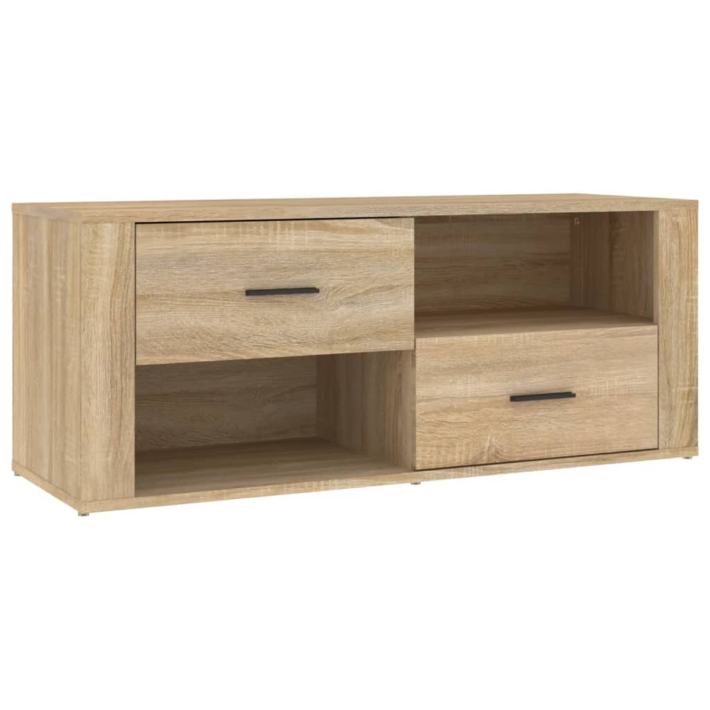 Tv-Meubel 00X35X40 Cm Bewerkt Hout Kleurig Sonoma eiken