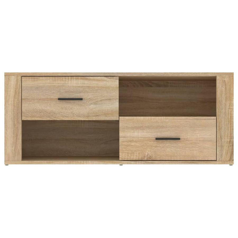 Tv-Meubel 00X35X40 Cm Bewerkt Hout Kleurig Sonoma eiken