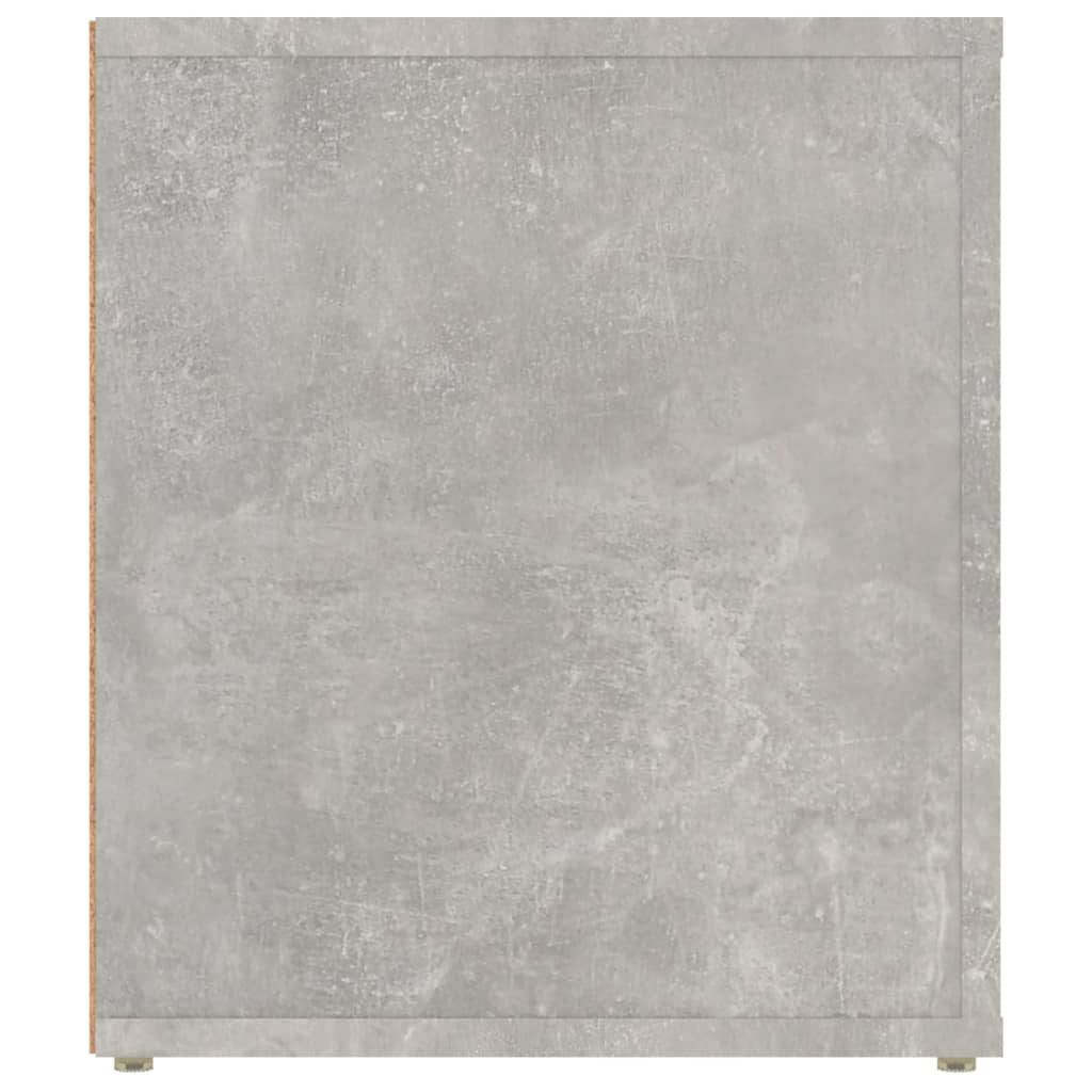 Tv-Meubel 00X35X40 Cm Bewerkt Hout Betongrijs