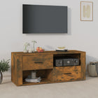 TV cabinet 100x35x40 cm engineered wood smoked oak look