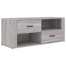 Tv-Meubel 00X35X40 Cm Bewerkt Hout Eikenkleurig Grijs sonoma