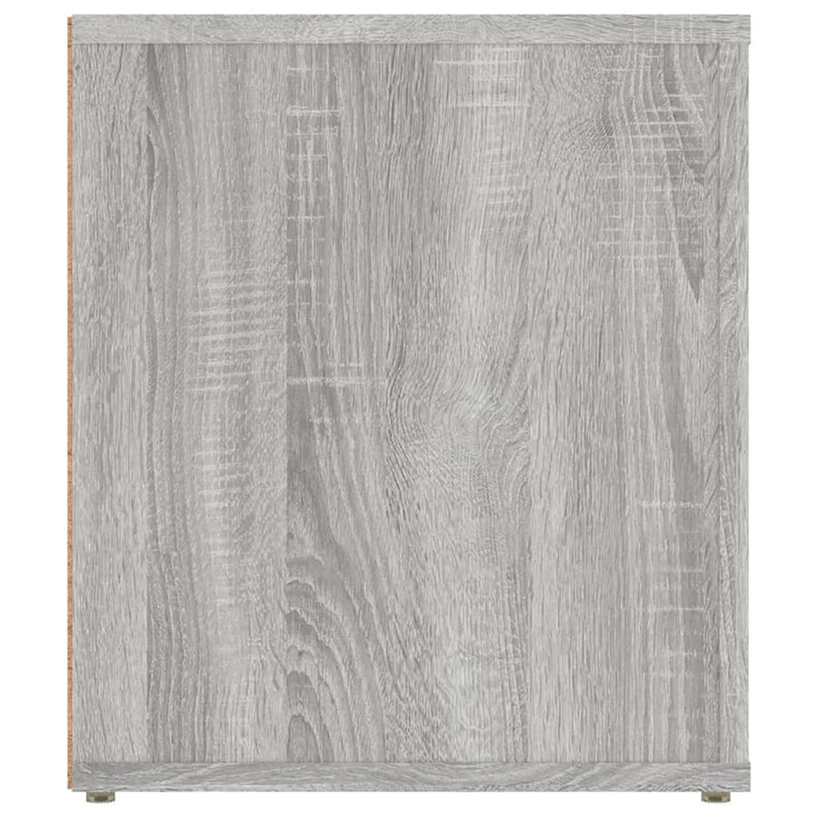 Tv-Meubel 00X35X40 Cm Bewerkt Hout Eikenkleurig Grijs sonoma