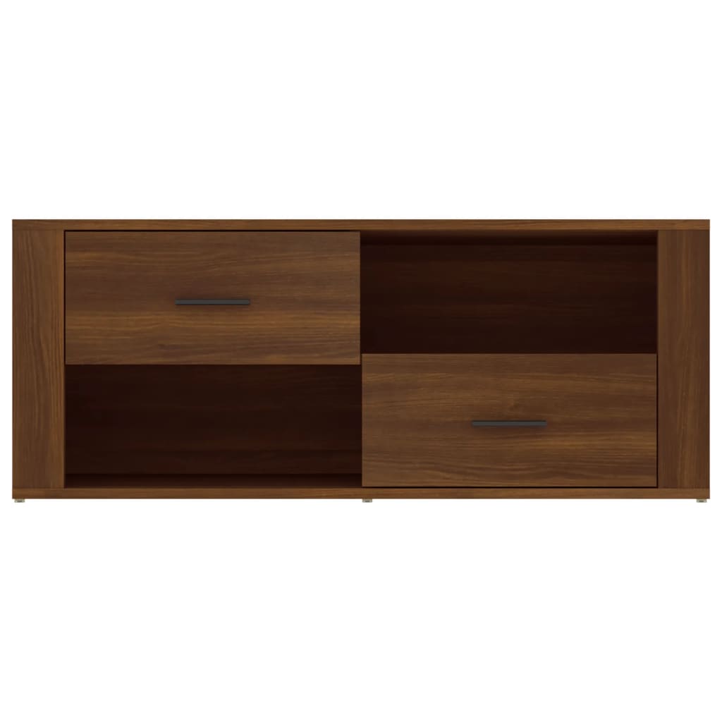 Tv-Meubel 00X35X40 Cm Bewerkt Hout Bruin Eikenkleur Bruineiken