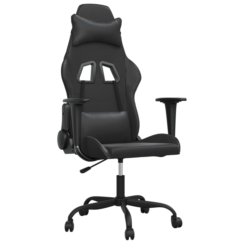 Gamestoel kunstleer zwart 1 Zwart