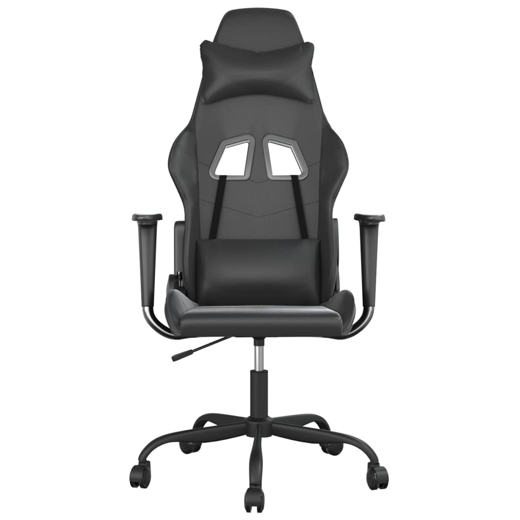 Gamestoel kunstleer zwart 1 Zwart