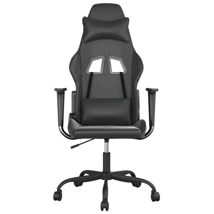 Gamestoel kunstleer zwart 1 Zwart