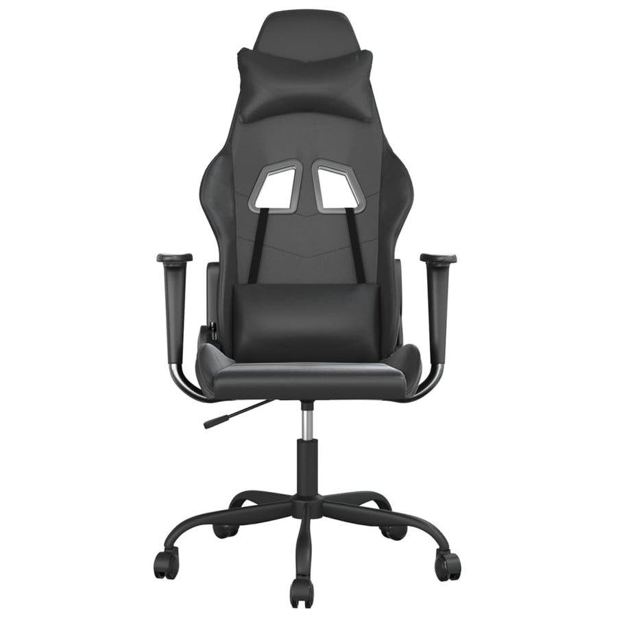 Gamestoel kunstleer zwart 1 Zwart