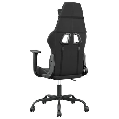 Gamestoel kunstleer zwart 1 Zwart
