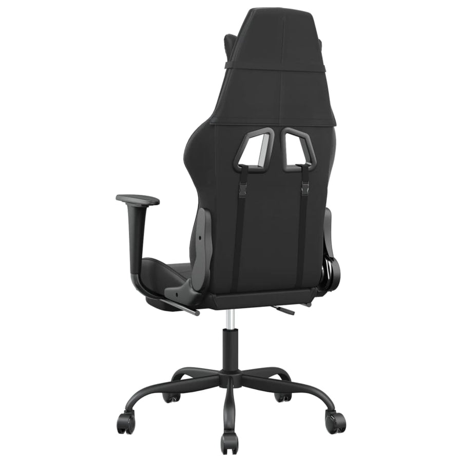 Gamestoel Kunstleer Zwart