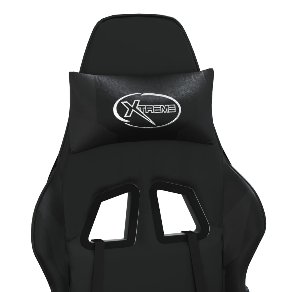 Gamestoel Kunstleer Zwart Zonder voetensteun