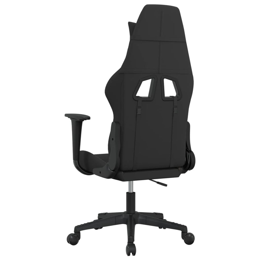 Gamestoel Stof Zwart En Taupe Zonder voetensteun